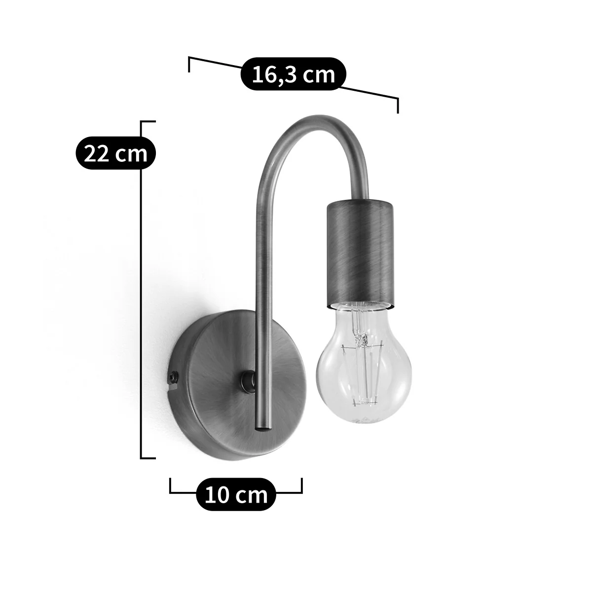 Hiba Metal Wall Light – image 6