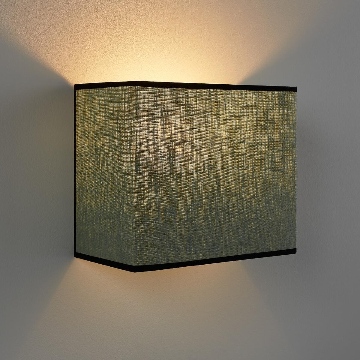 Thade Rectangular Linen Wall Light – image 2