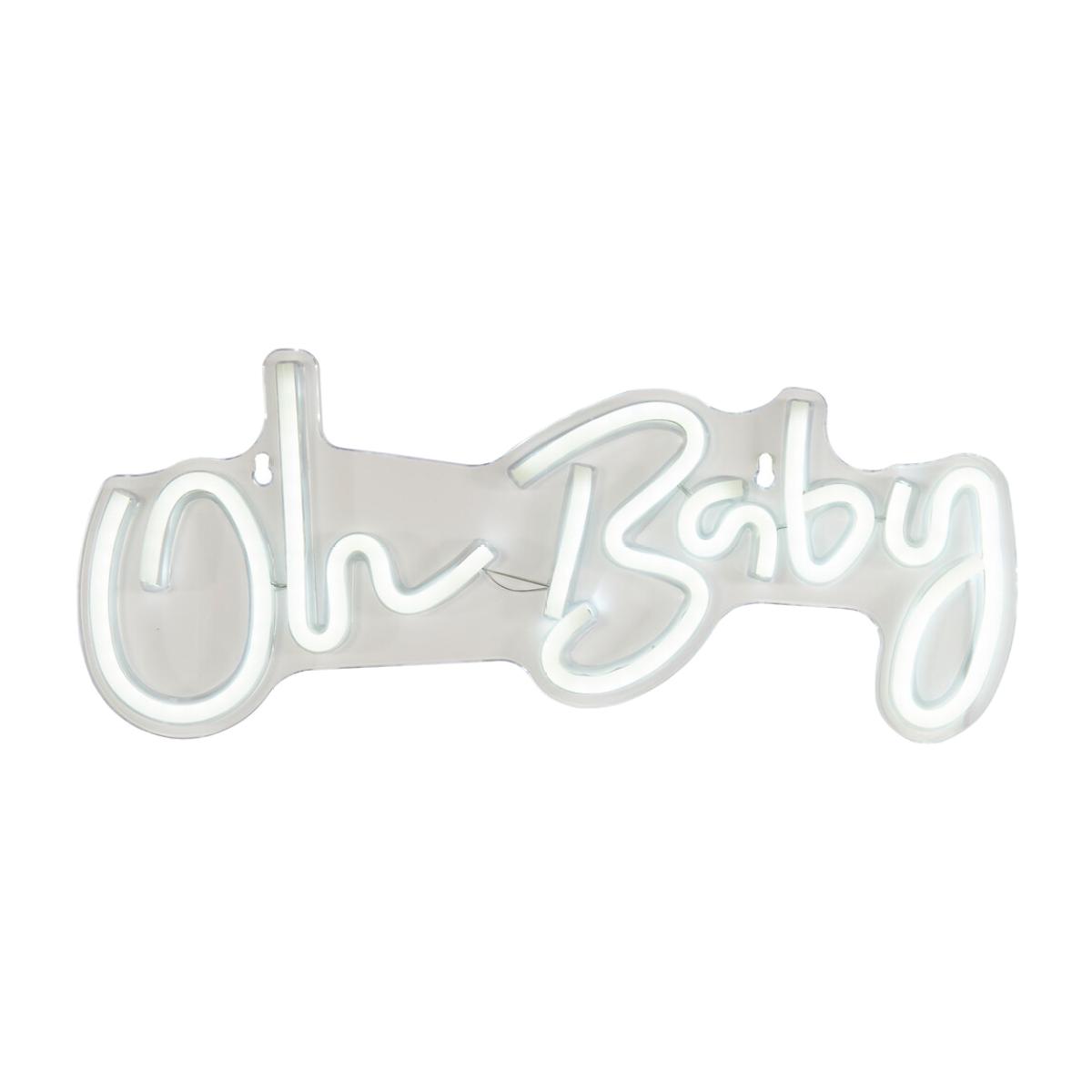 Neon Oh Baby Sign LED Wall Light – image 1