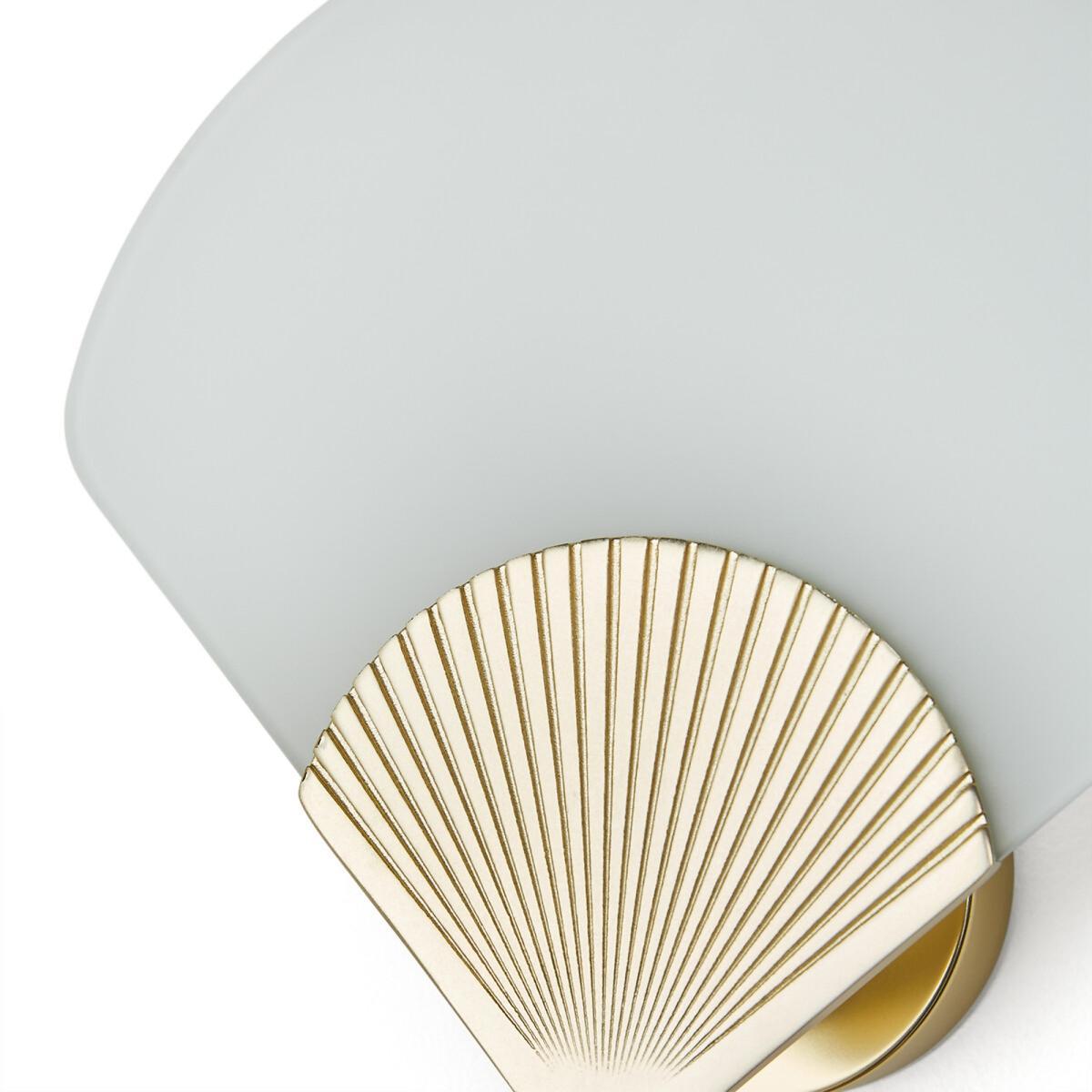 Alcane Brass and Opaline Wall Light – image 3