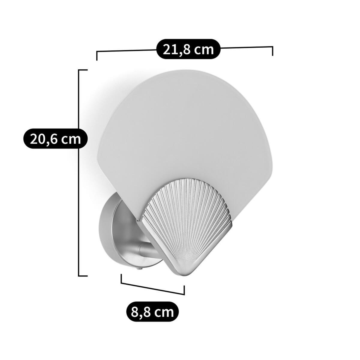Alcane Brass and Opaline Wall Light – image 7
