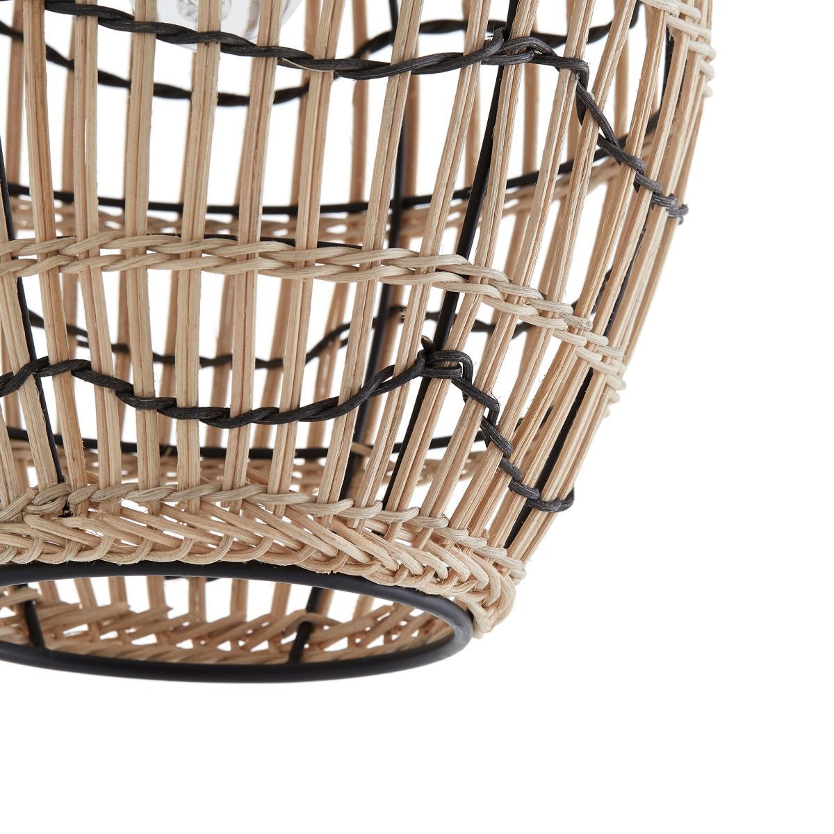 Martaban Wall Light in Rattan & Metal – image 2