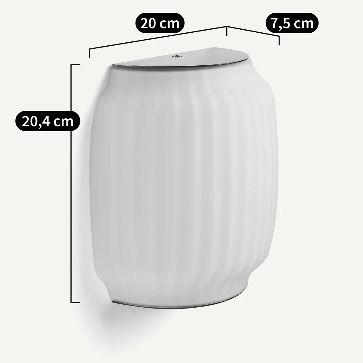 Canelé Opaline Glass Wall Lamp – image 7