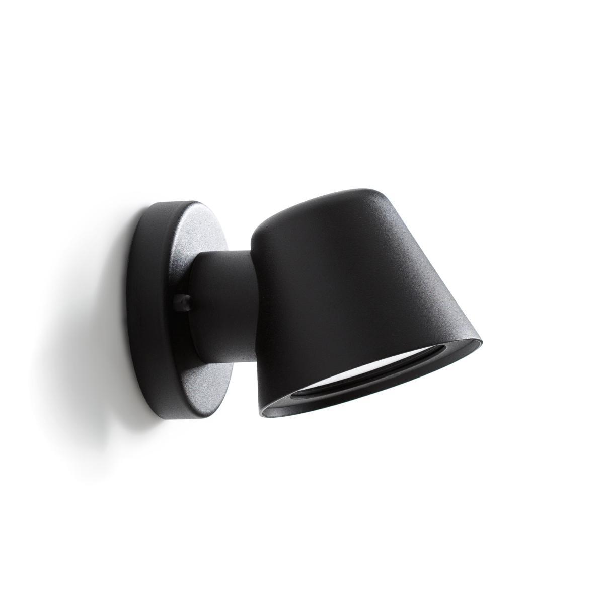 Tobison Indoor/Outdoor Wall Light in Metal & Glass – image 3