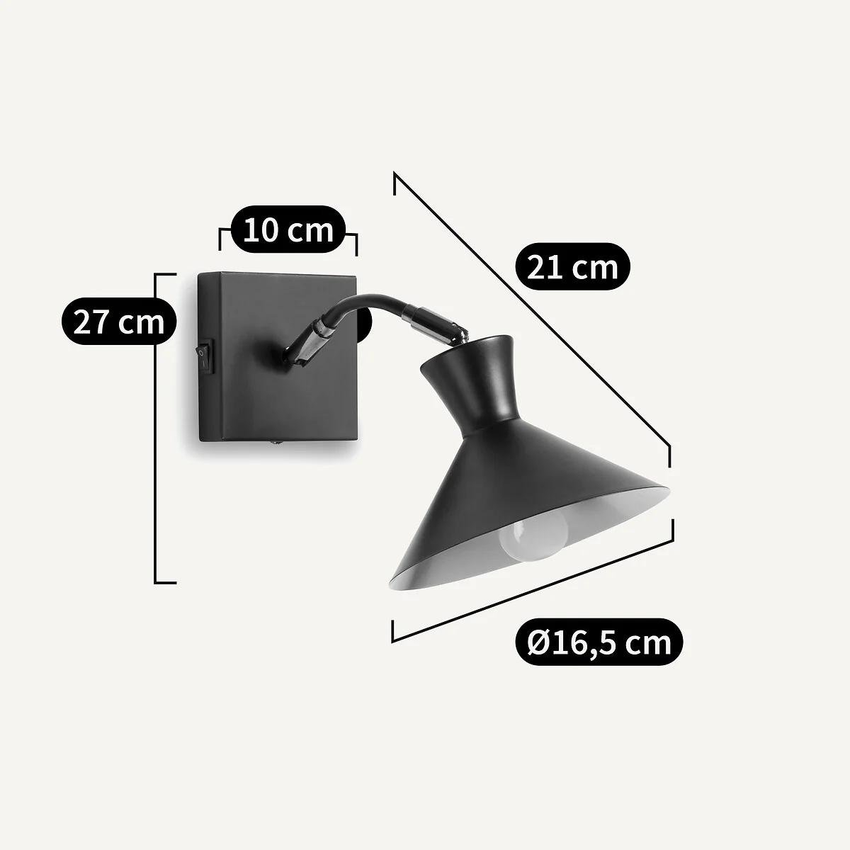 Voltige Metal Wall Light – image 7