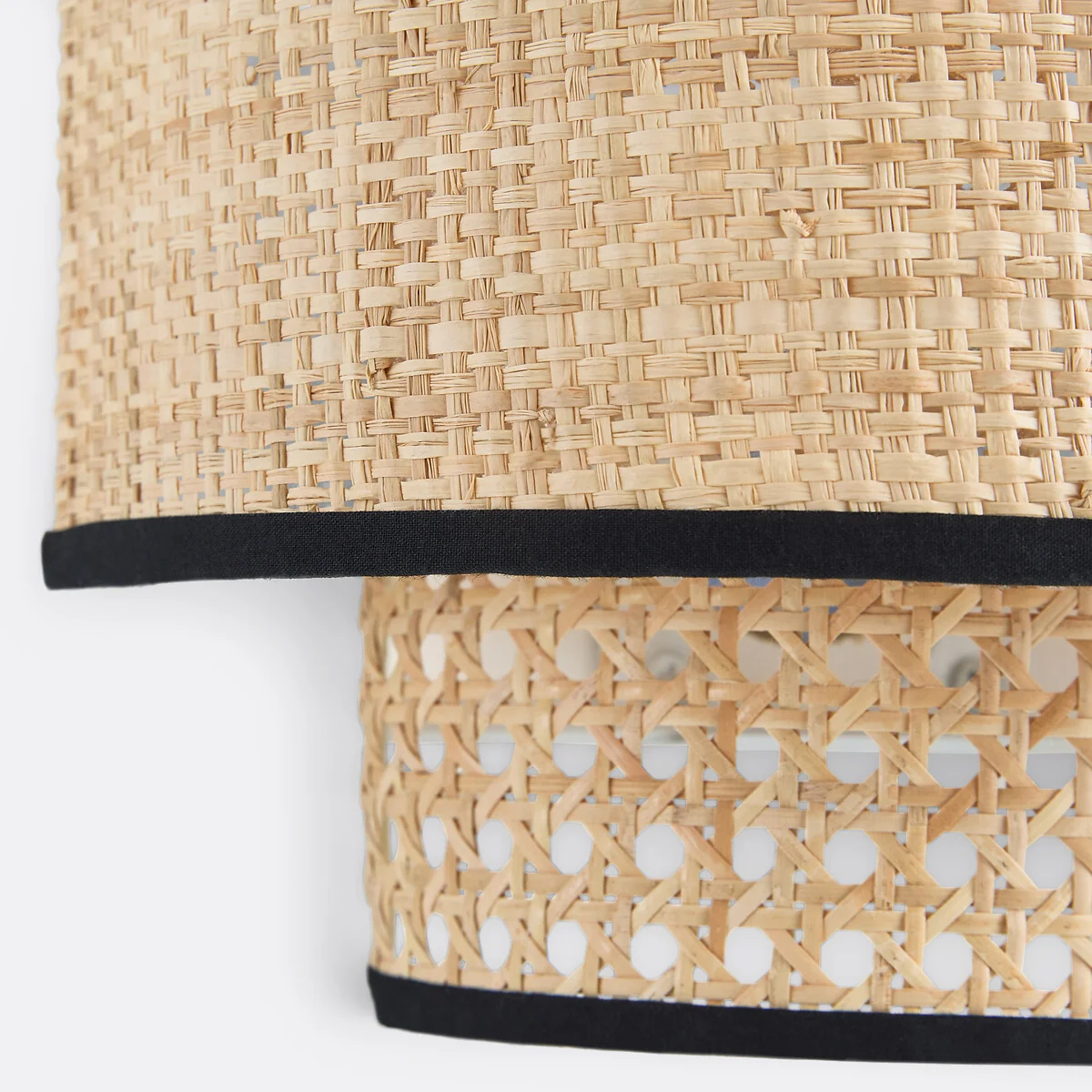 Dolkie Raffia and Rattan Double Wall Light – image 3