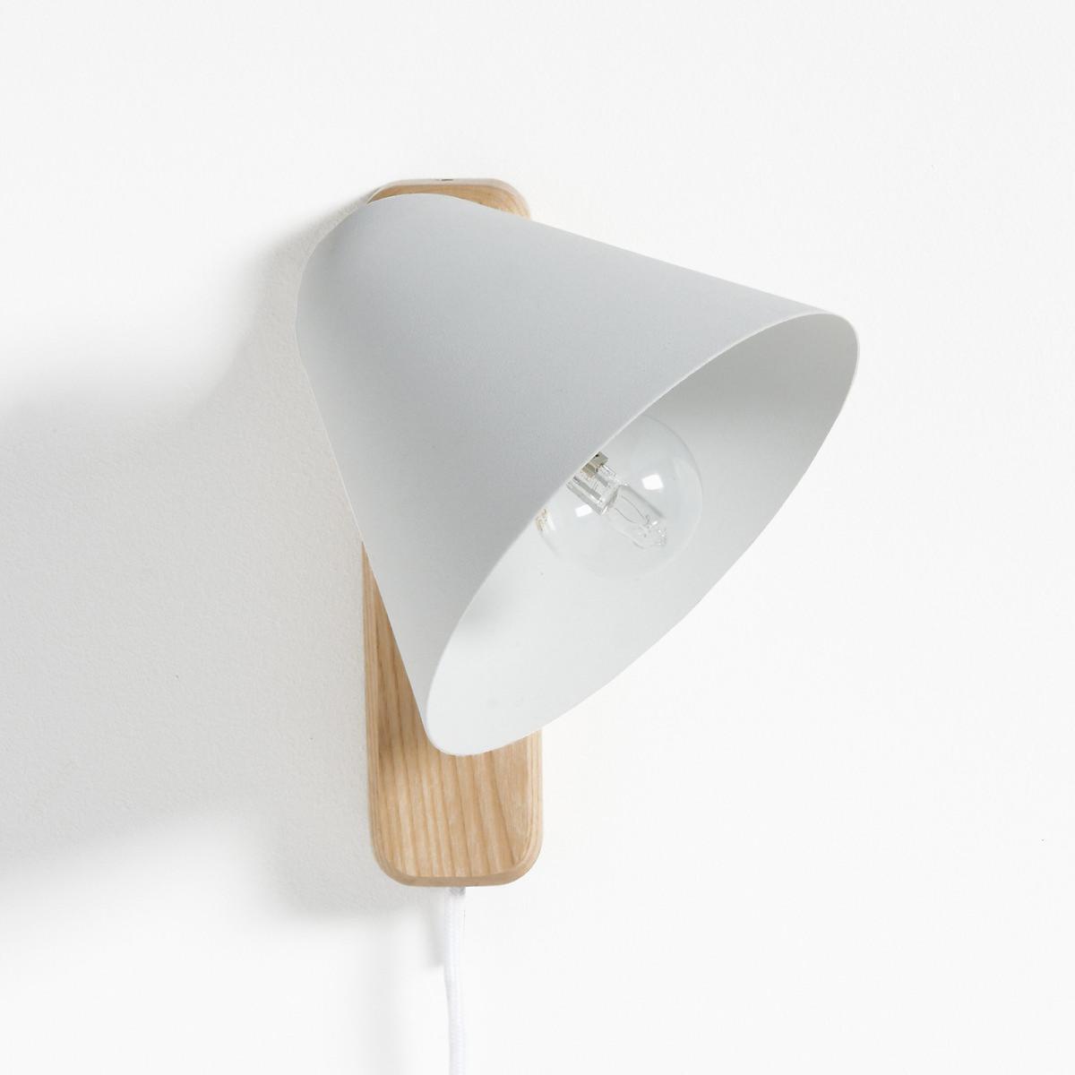 Cotapi Contemporary Wall Light in Ash & Metal – image 5