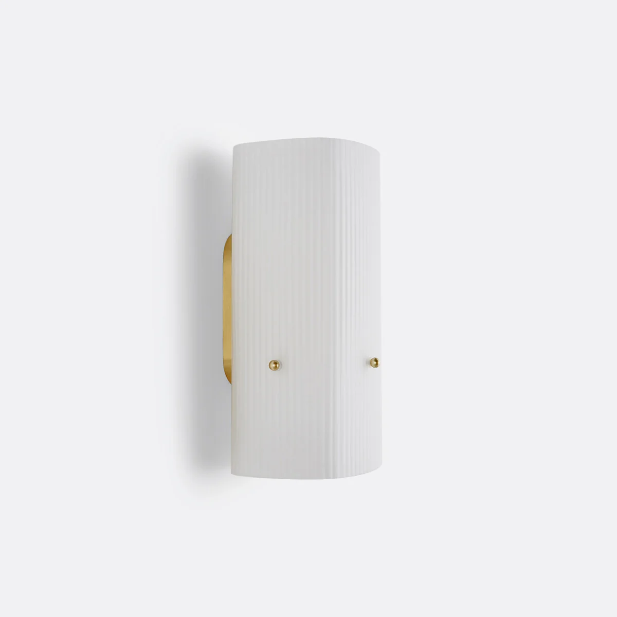 Danny Brass and Streaked Glass Wall Light – image 2