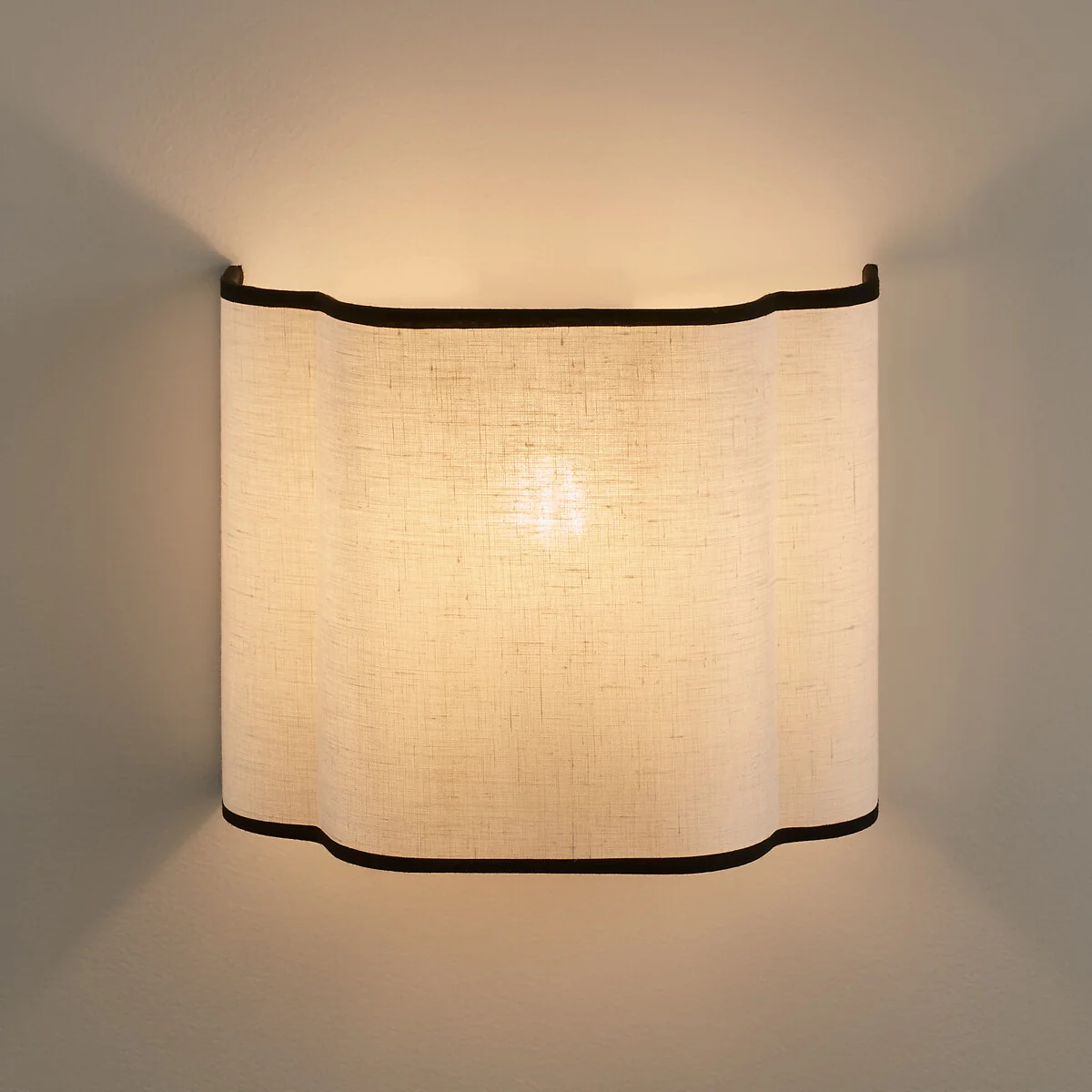 Suso Washed Linen Wall Light – image 5
