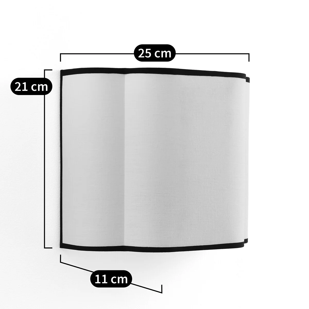 Suso Washed Linen Wall Light – image 8