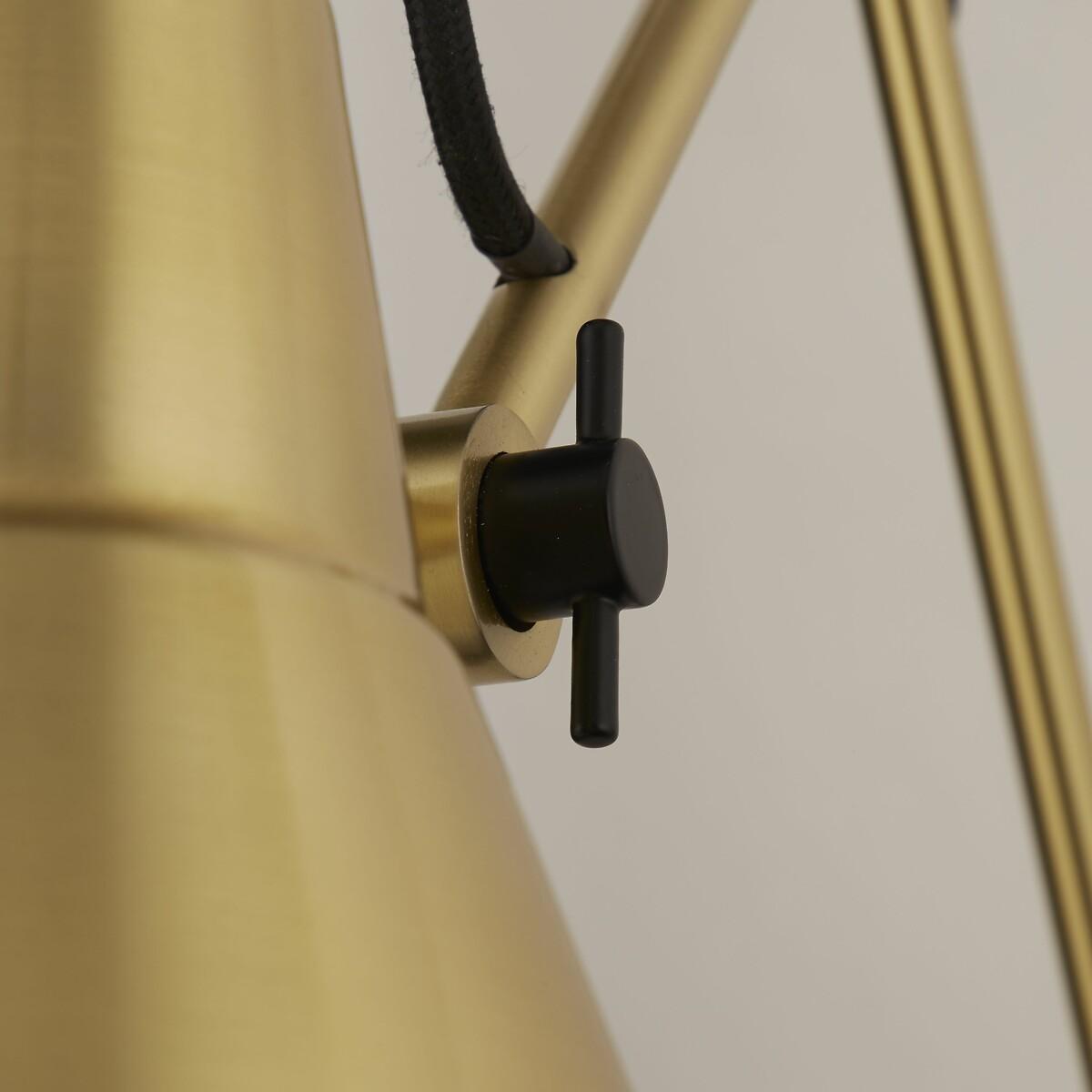 Brass Metal Swing Arm Wall Light – image 2