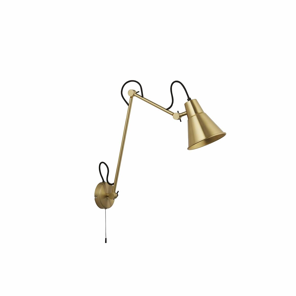 Brass Metal Swing Arm Wall Light – image 4
