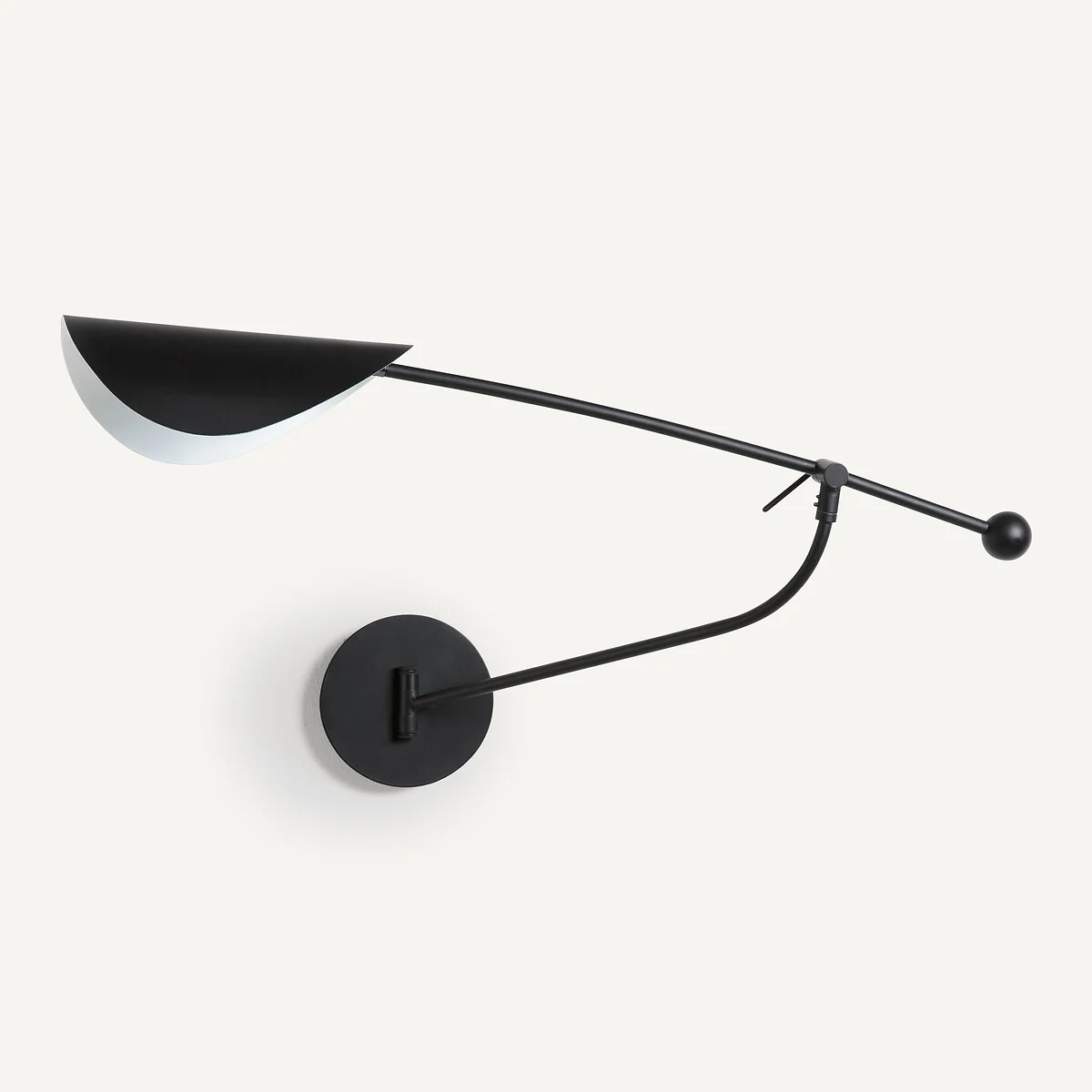Funambule Black Metal Single Arm Wall Light – image 2