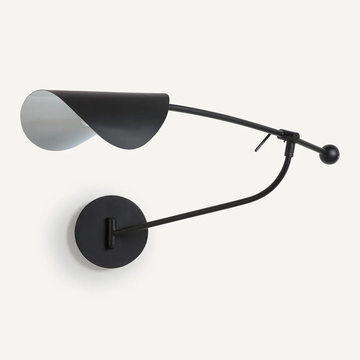 Funambule Black Metal Single Arm Wall Light – image 4