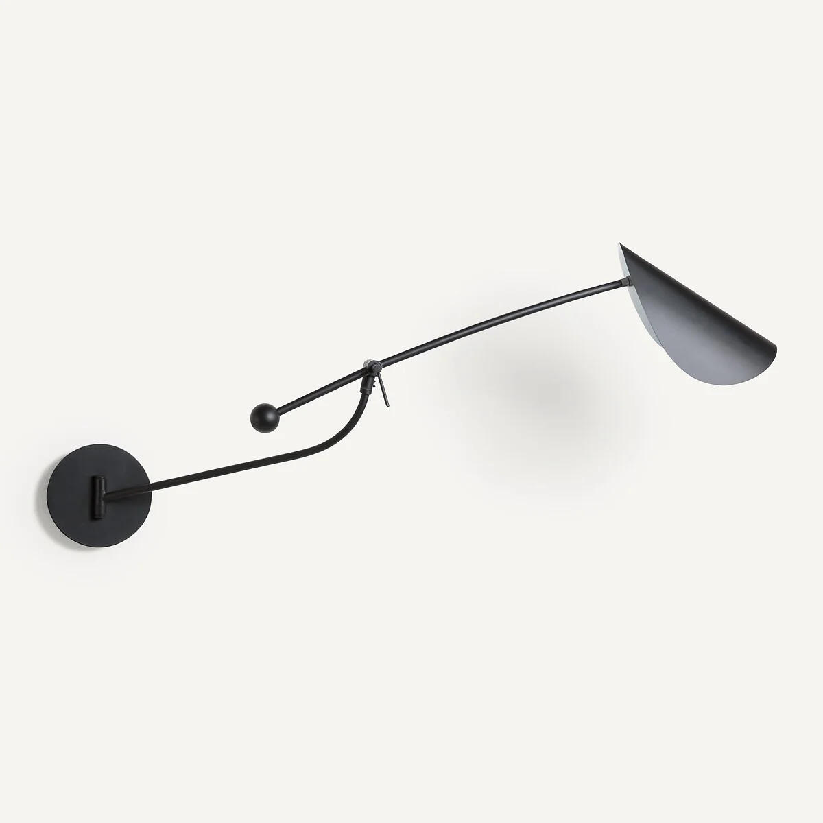 Funambule Black Metal Single Arm Wall Light – image 5