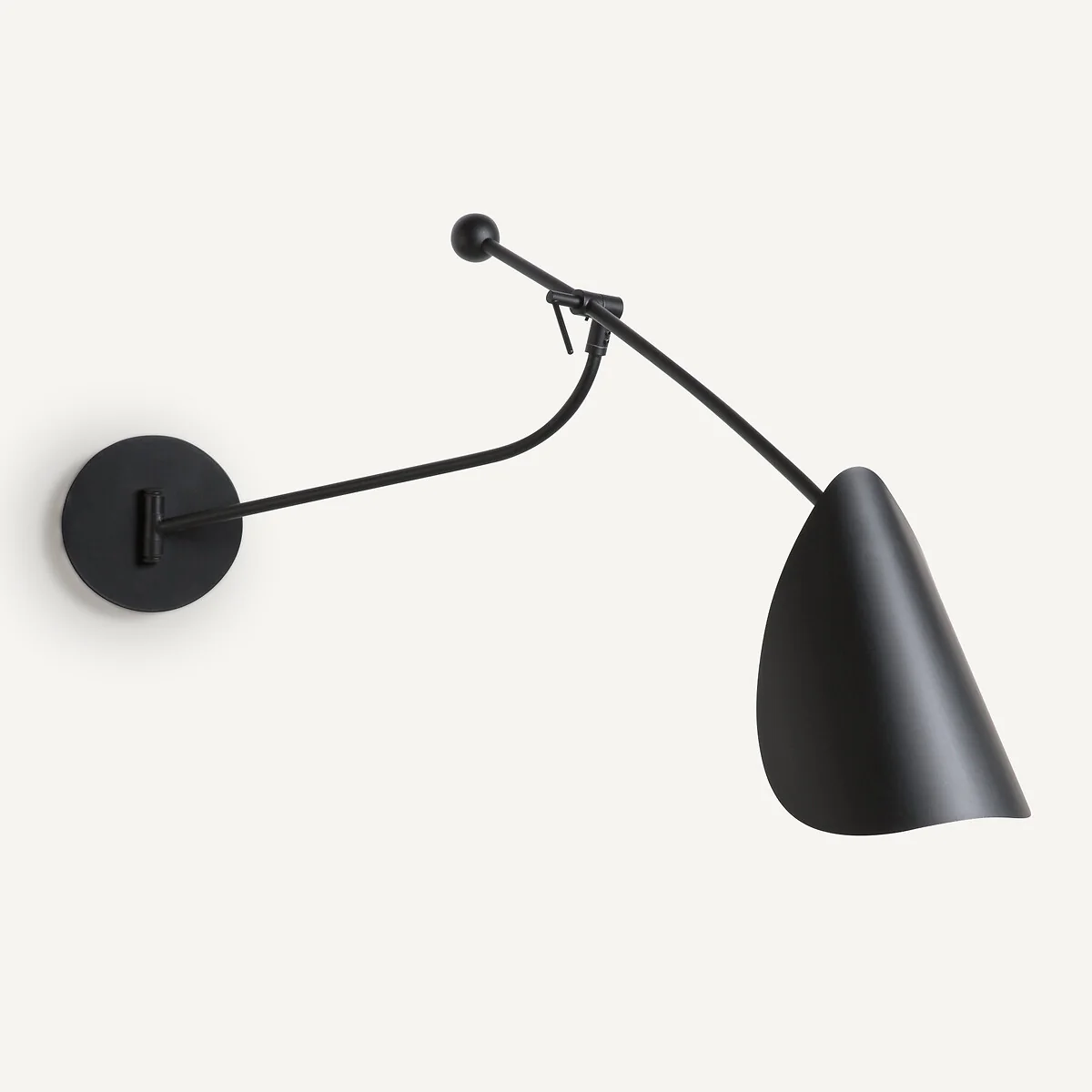Funambule Black Metal Single Arm Wall Light – image 6