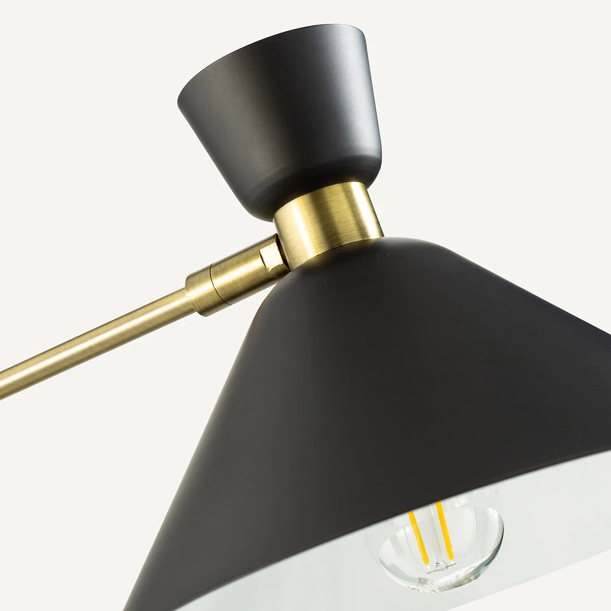Zoticus Aged Brass Double Shade Wall Light – image 6