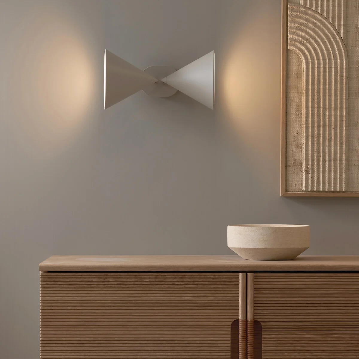 Moke Double Cone Wall Light – image 4