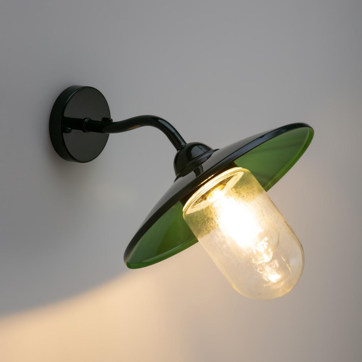Tucene Indoor/Outdoor Wall Light in Glass & Metal – image 2
