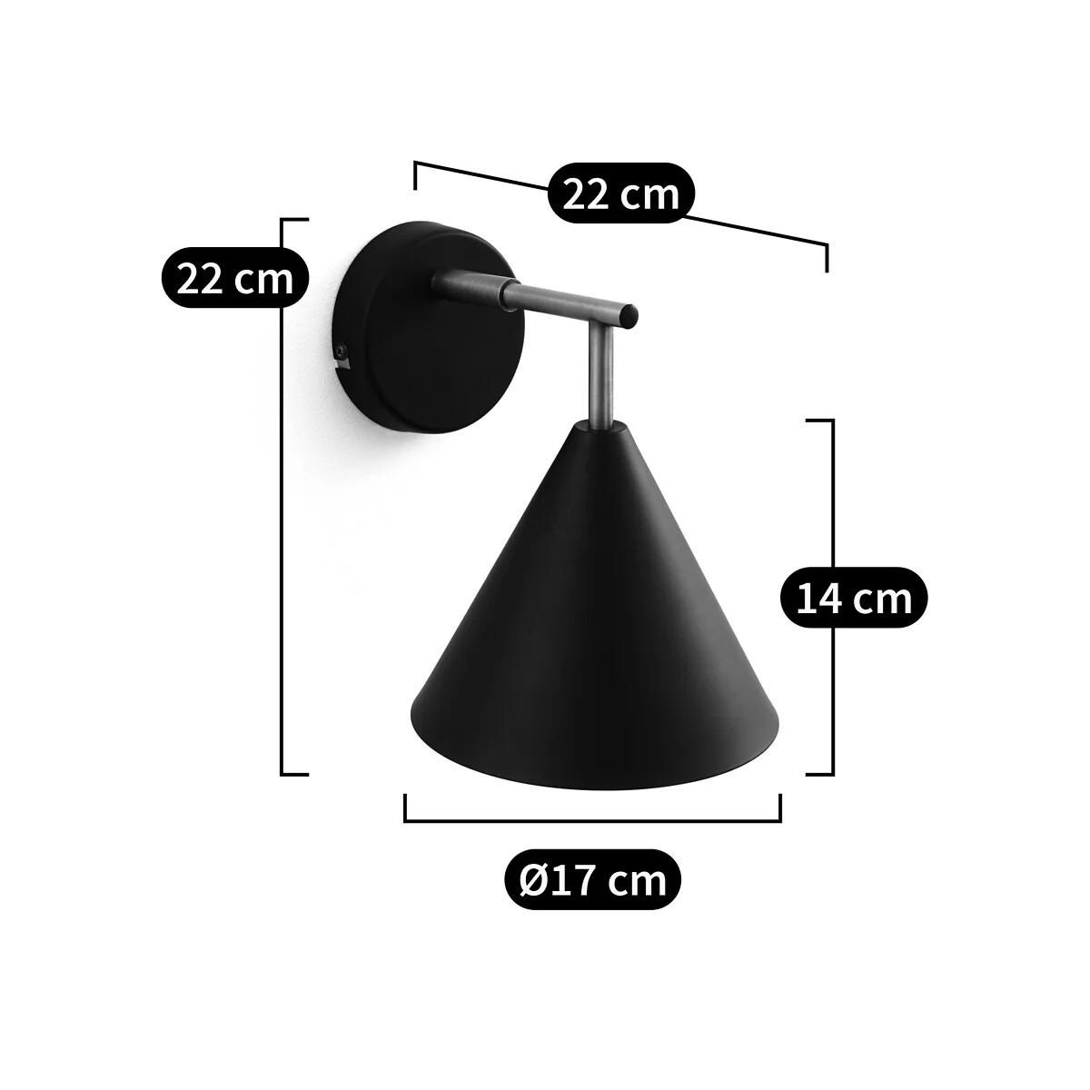Hiba Metal Adjustable Wall Light – image 7