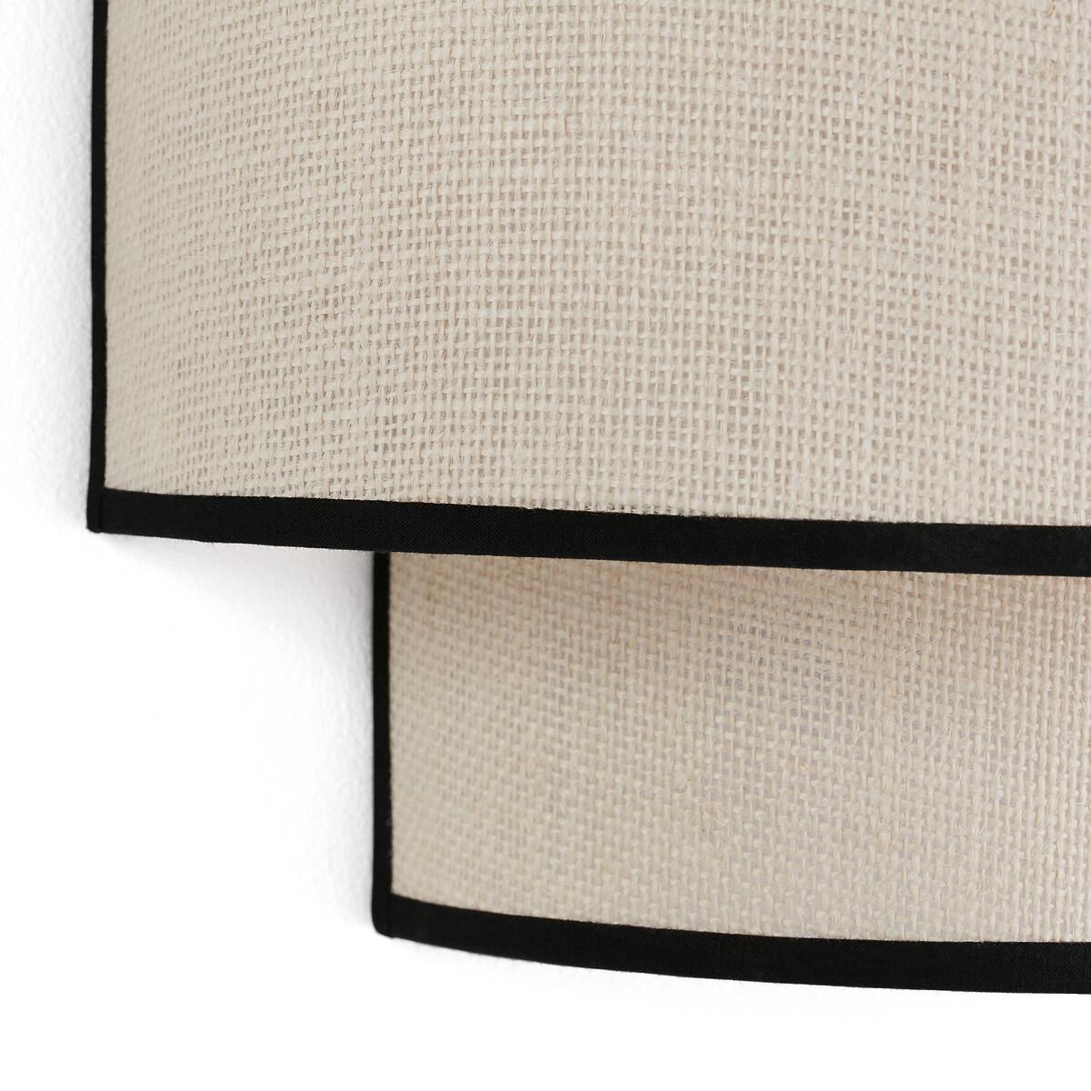 Come Double Wall Lamp in Jute – image 3