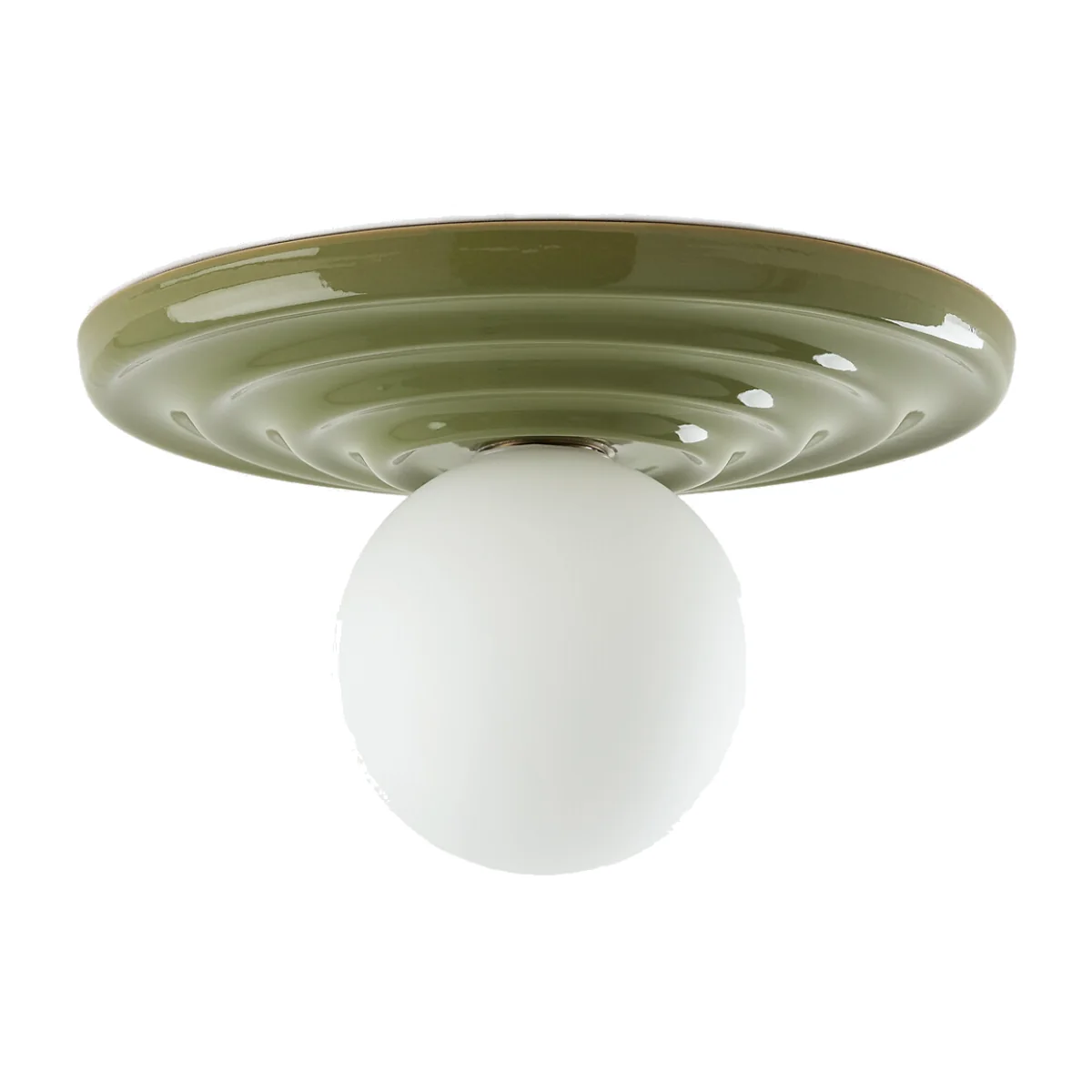 Holi Ceramic and Opal Glass Ceiling Light Or Wall Light, Diameter 33.2cm – image 1