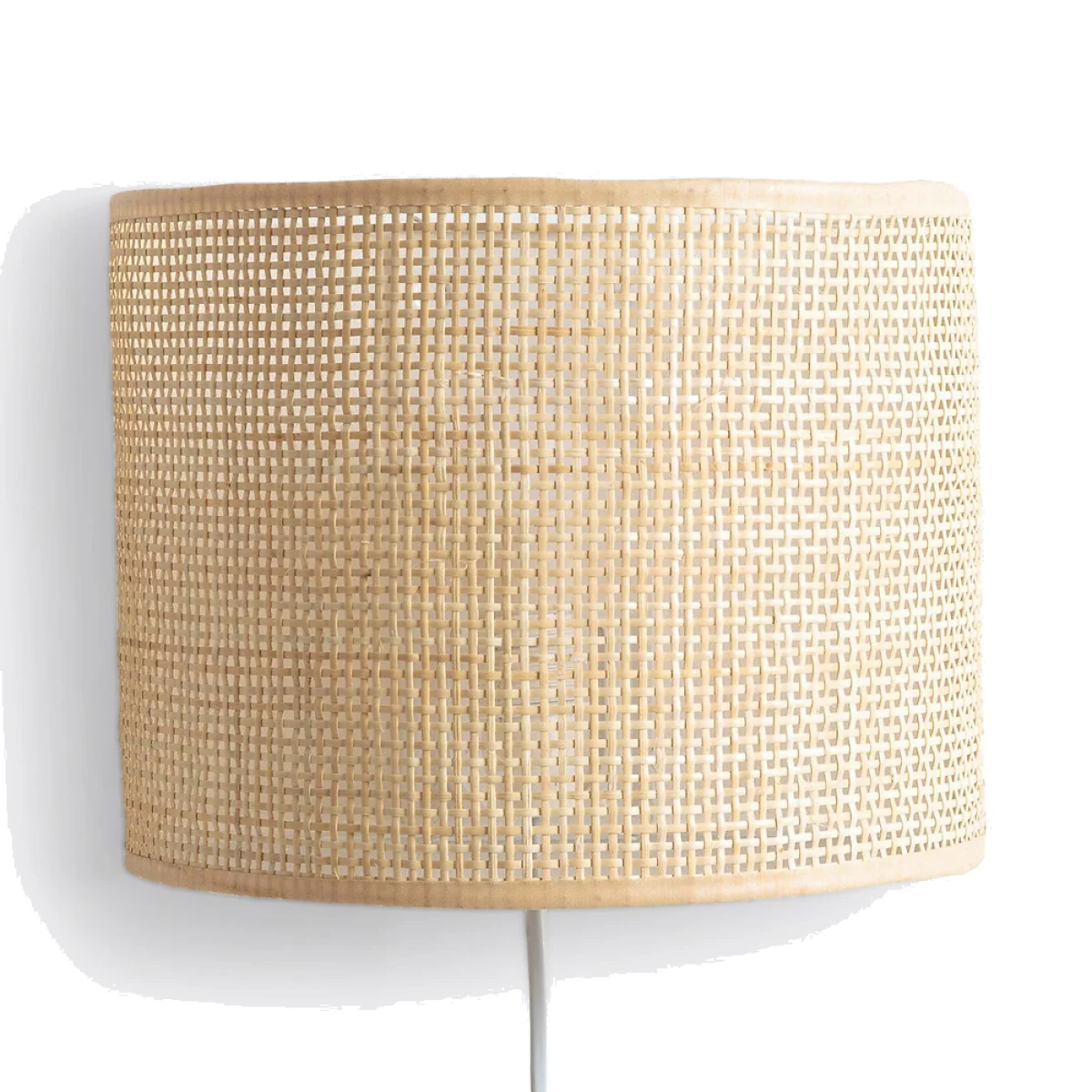 Dolkie Rattan Cane Wall Light – image 1