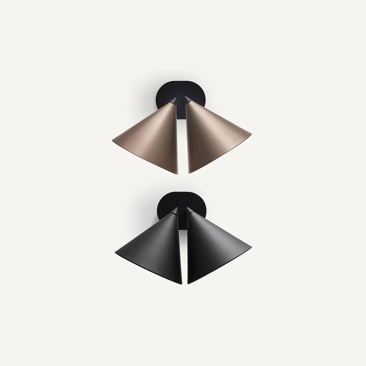 Moke Double Cone Wall Light – image 2