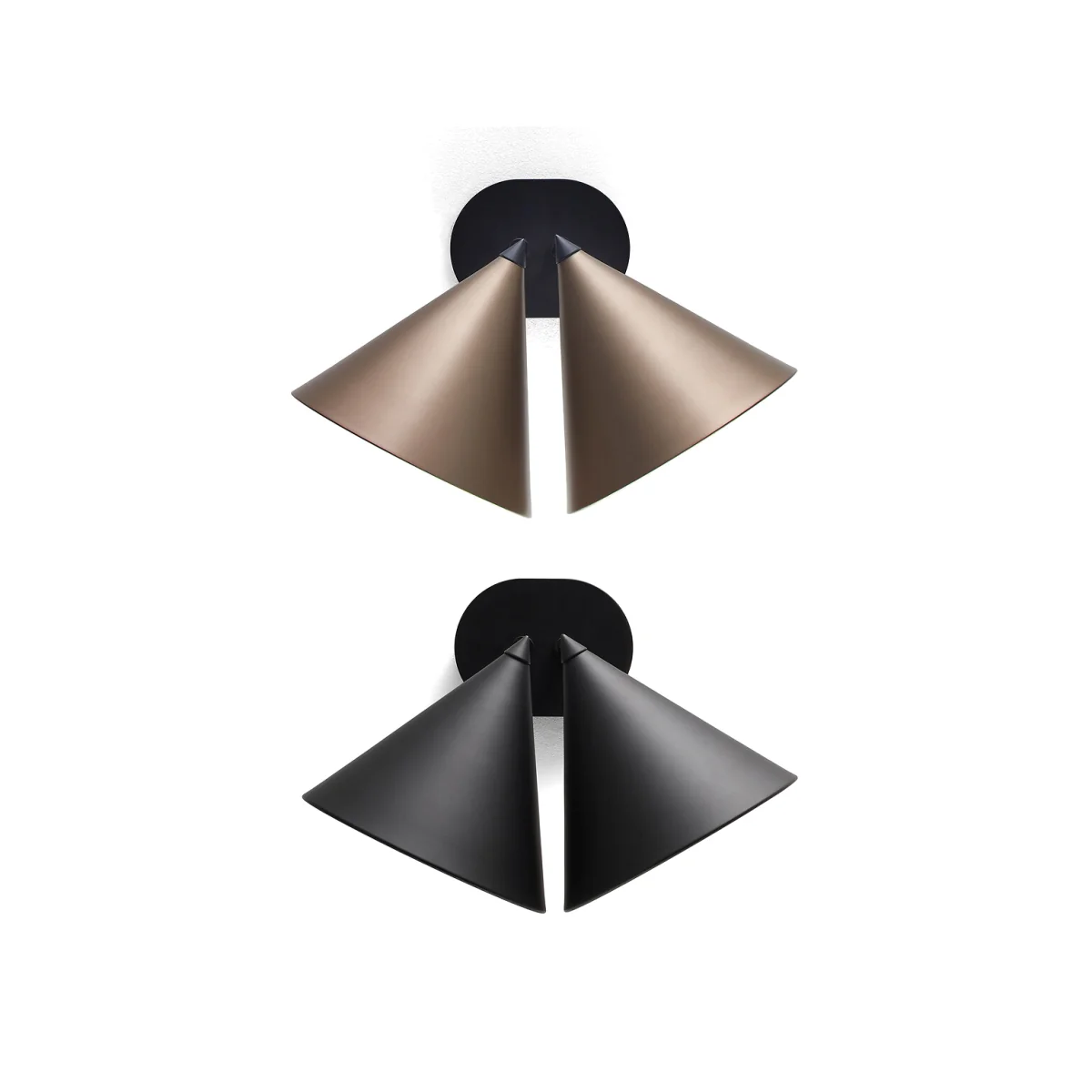 Moke Double Cone Wall Light – image 1