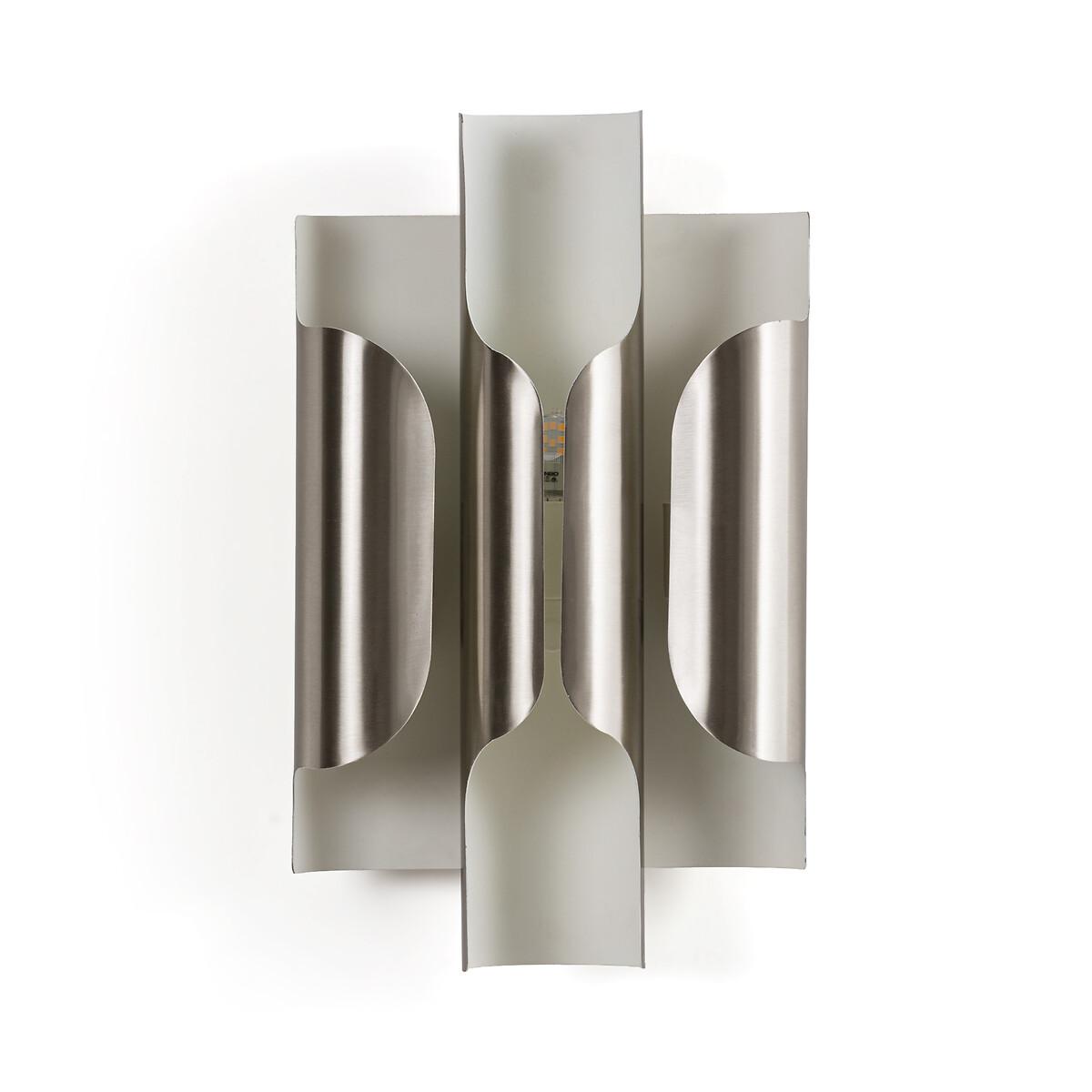Henrio Satin Nickel Metal Wall Light – image 2