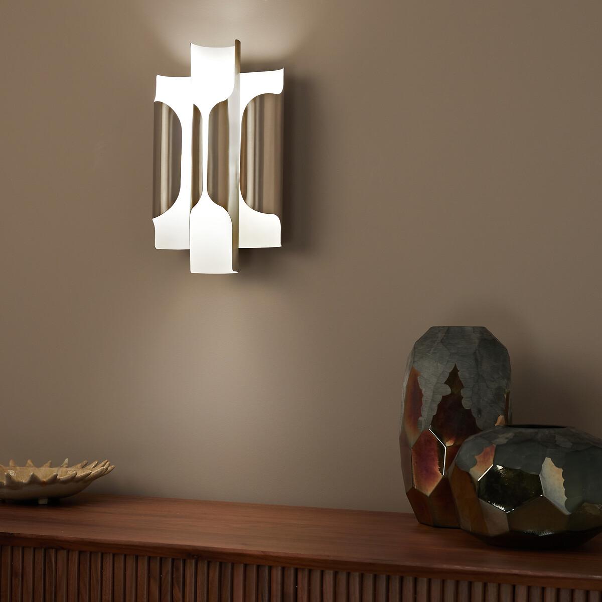 Henrio Satin Nickel Metal Wall Light – image 3