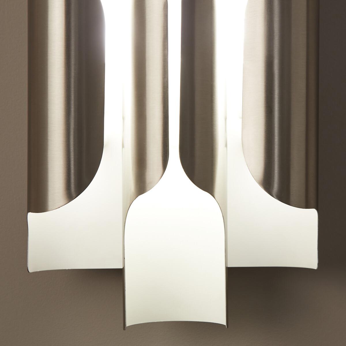 Henrio Satin Nickel Metal Wall Light – image 4