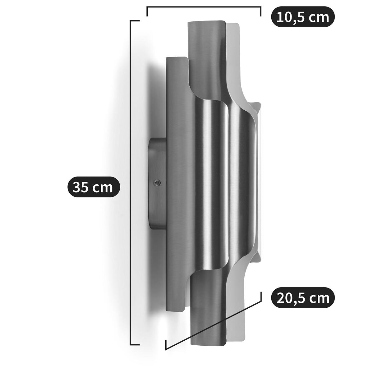 Henrio Satin Nickel Metal Wall Light – image 6