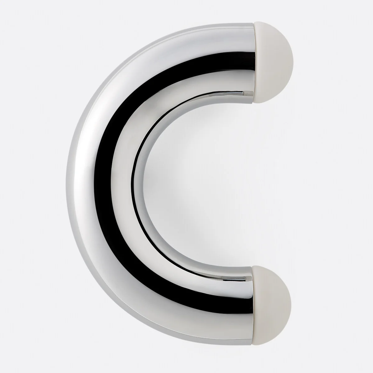 Wall Light in Chrome Iron and Opaline, Quillo – image 5