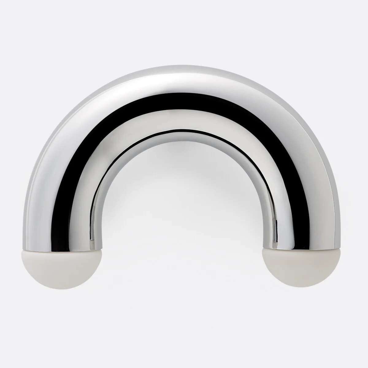 Wall Light in Chrome Iron and Opaline, Quillo – image 6