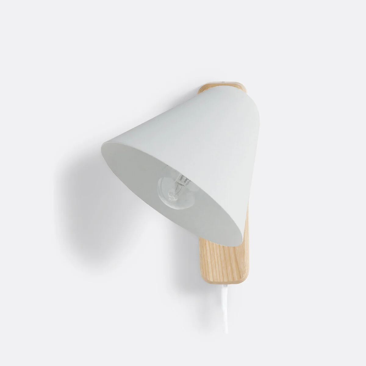 Cotapi Contemporary Wall Light in Ash & Metal – image 6