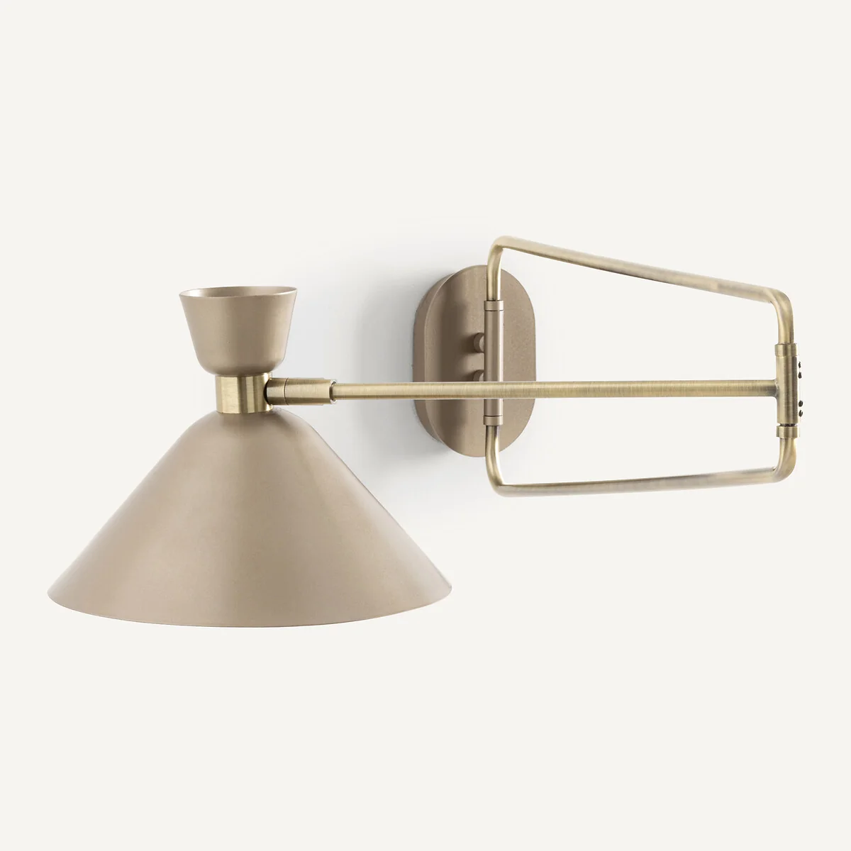 Zoticus Aged Brass Articulated Wall Light – image 5