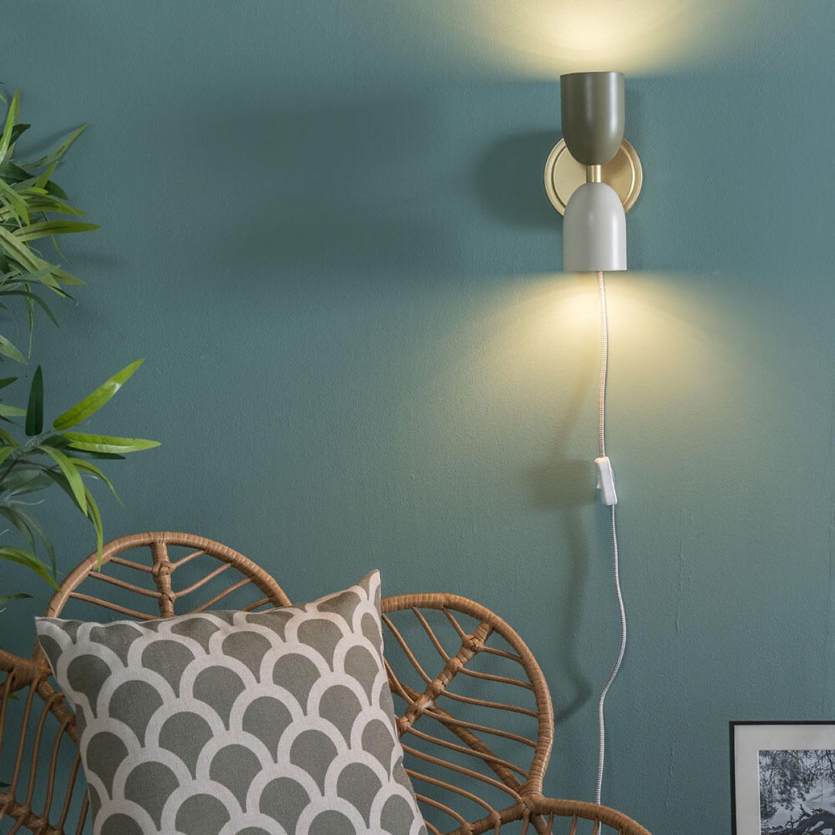 Up Down Plug In Wall Light – image 3