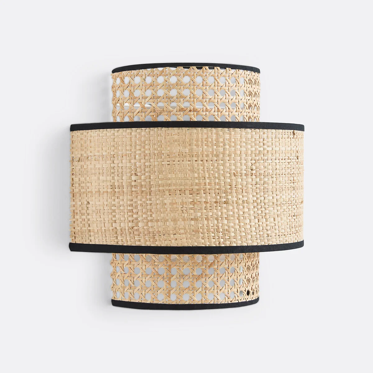 Dolkie Raffia and Rattan Double Wall Light – image 2