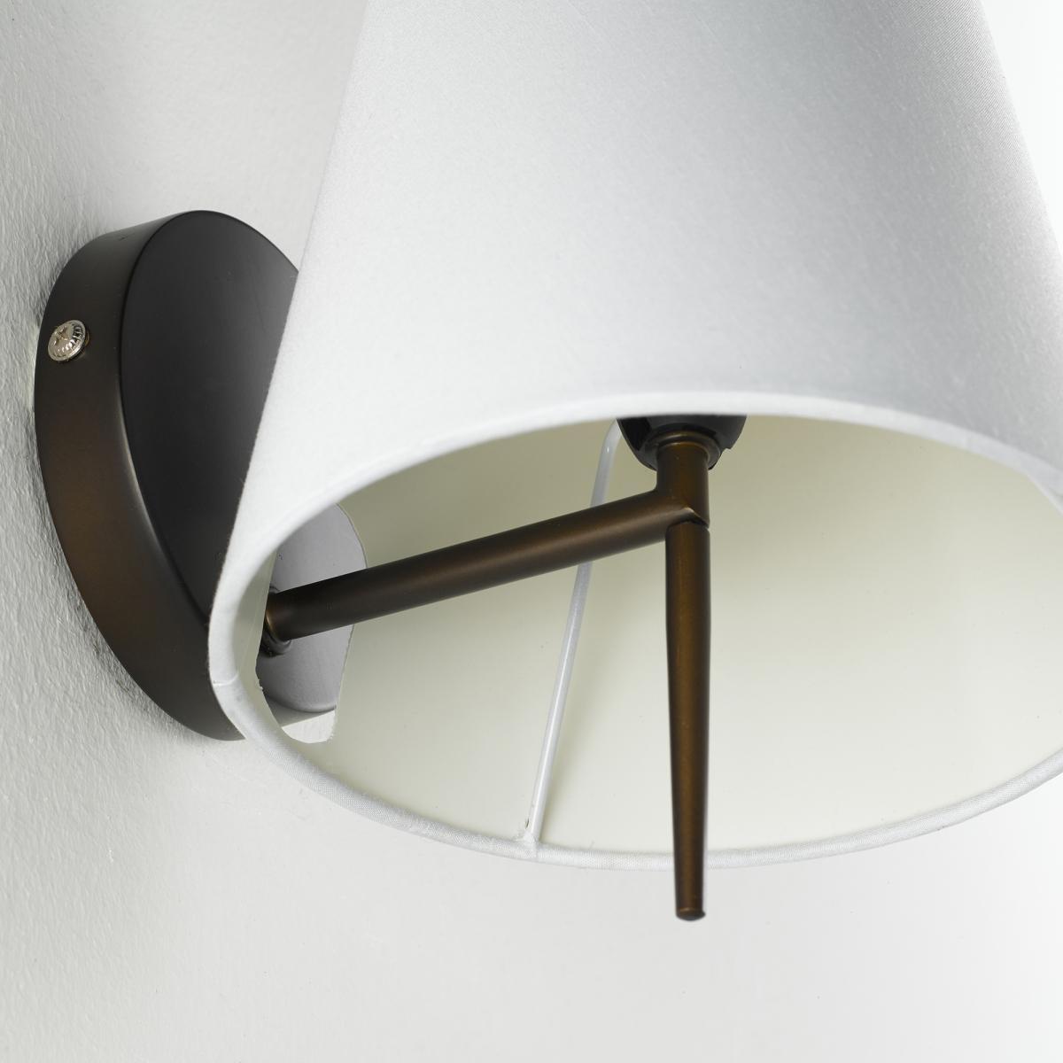 Jouanico Contemporary Wall Light in Metal & Cotton – image 3