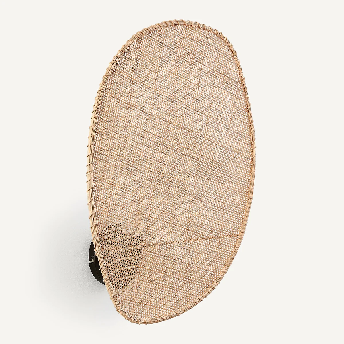 Canopee Large Wall Light by E. Gallina in Rattan & Metal – image 4
