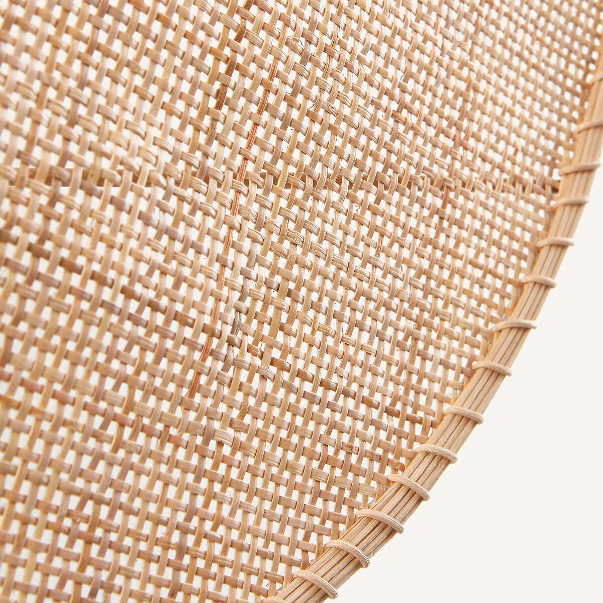 Canopee Large Wall Light by E. Gallina in Rattan & Metal – image 5
