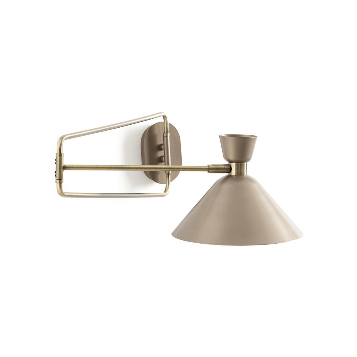 Zoticus Articulated Wall Light in Aged Brass – image 3