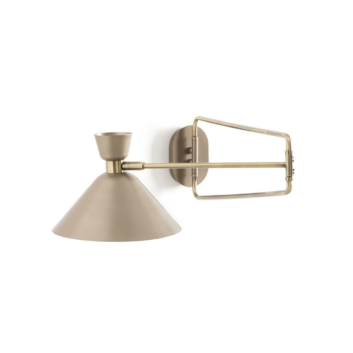 Zoticus Articulated Wall Light in Aged Brass – image 4