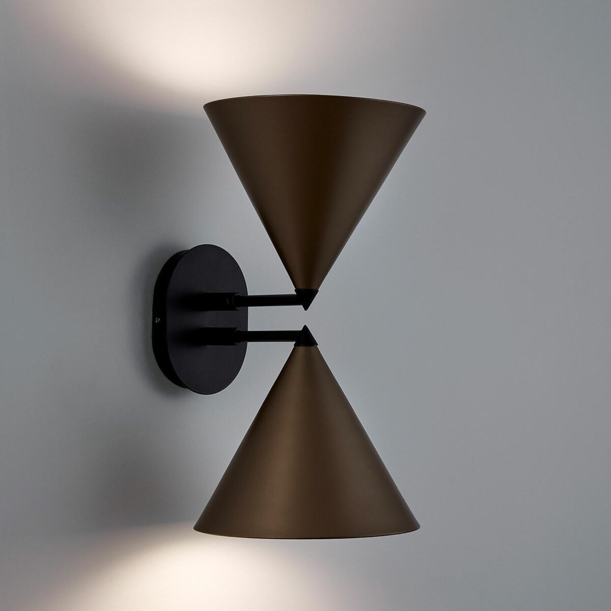 Moke Double Cone Wall Light – image 2