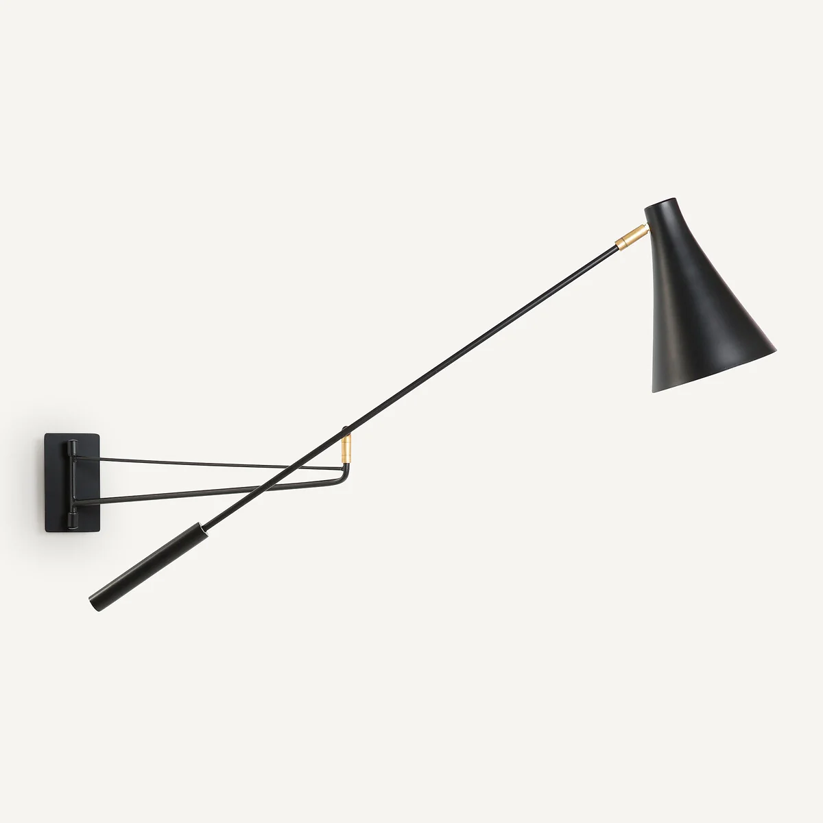 Jameson Articulated Matte Metal 1-Arm Wall Light – image 5