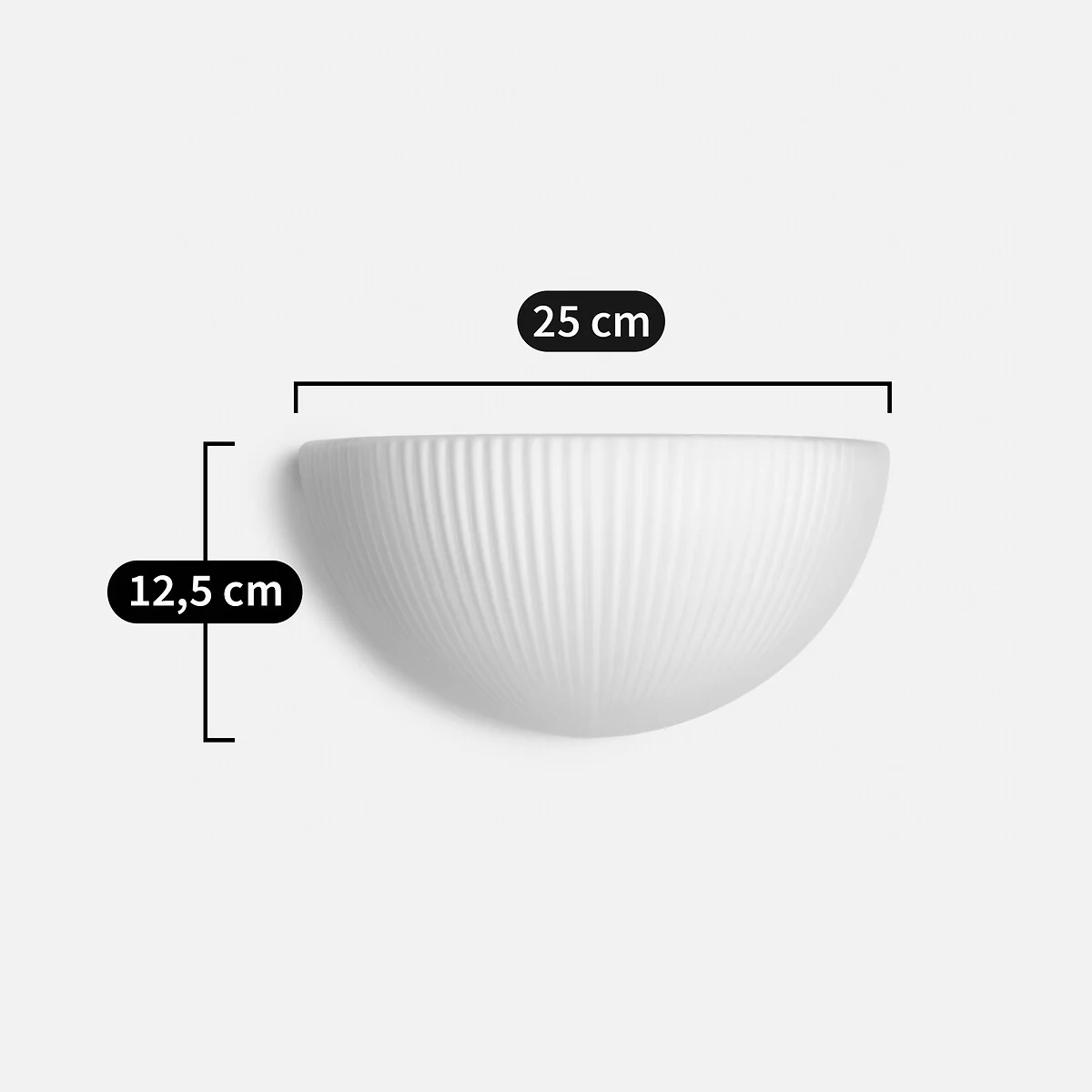 Loulou Wall Light in Striated Opaline Glass – image 8