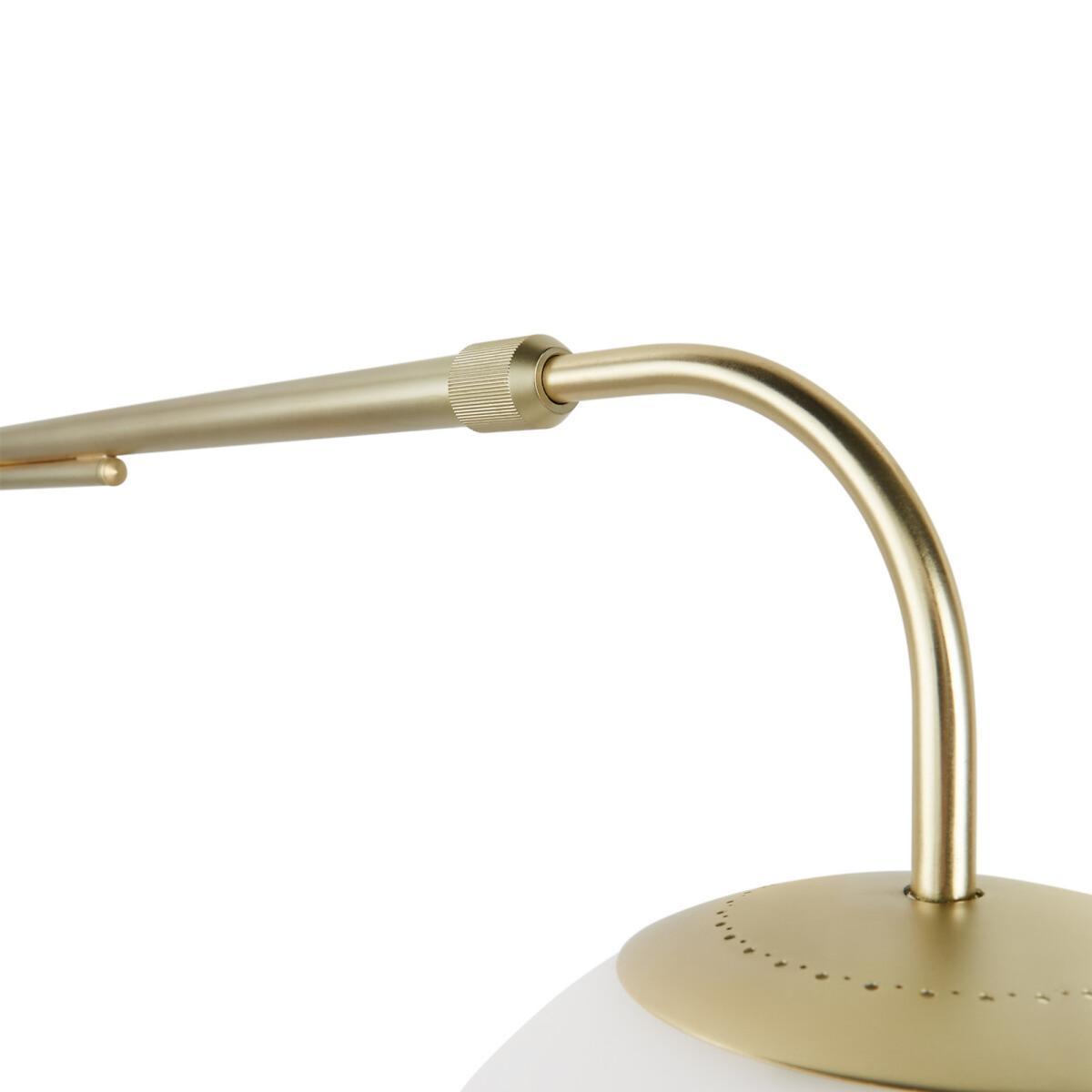 Moricio Wall Light in Brass and Opaline – image 5