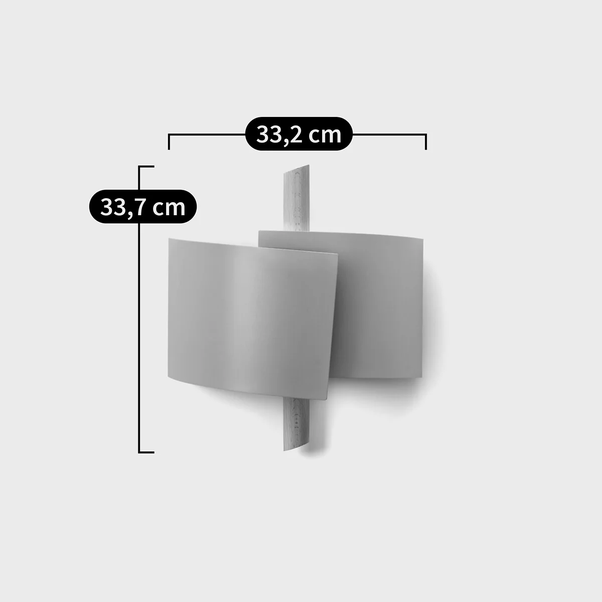 Stolico Contemporary Wall Light in Beech & Metal – image 4