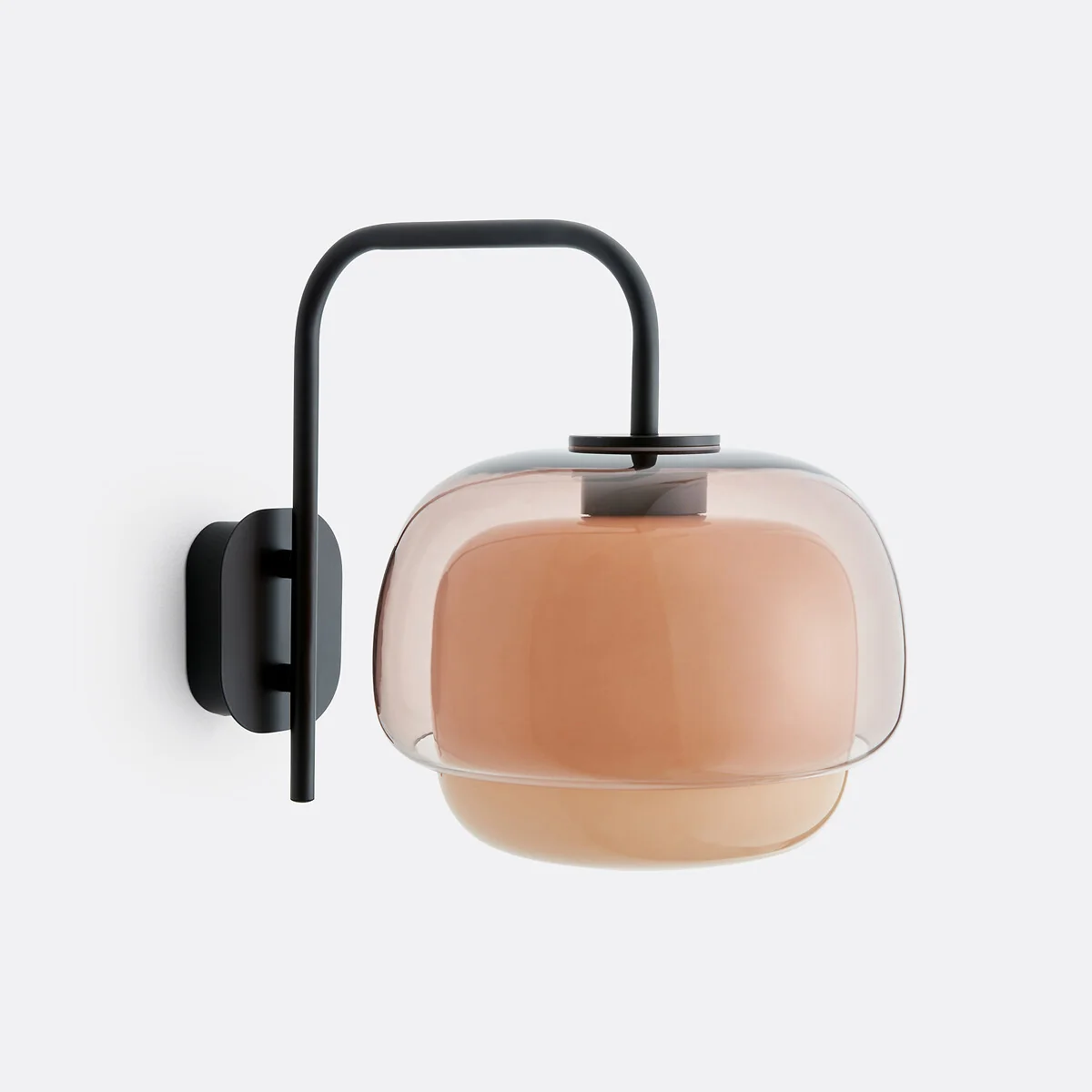 Kinoko Coloured Glass and Metal Wall Light – image 2